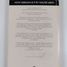 Walter Abish : How German is it : a novel = Wie deutsch i... - pikkukuva 2