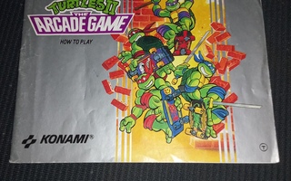 NES Turtles II the arcade game SCN ohjeet