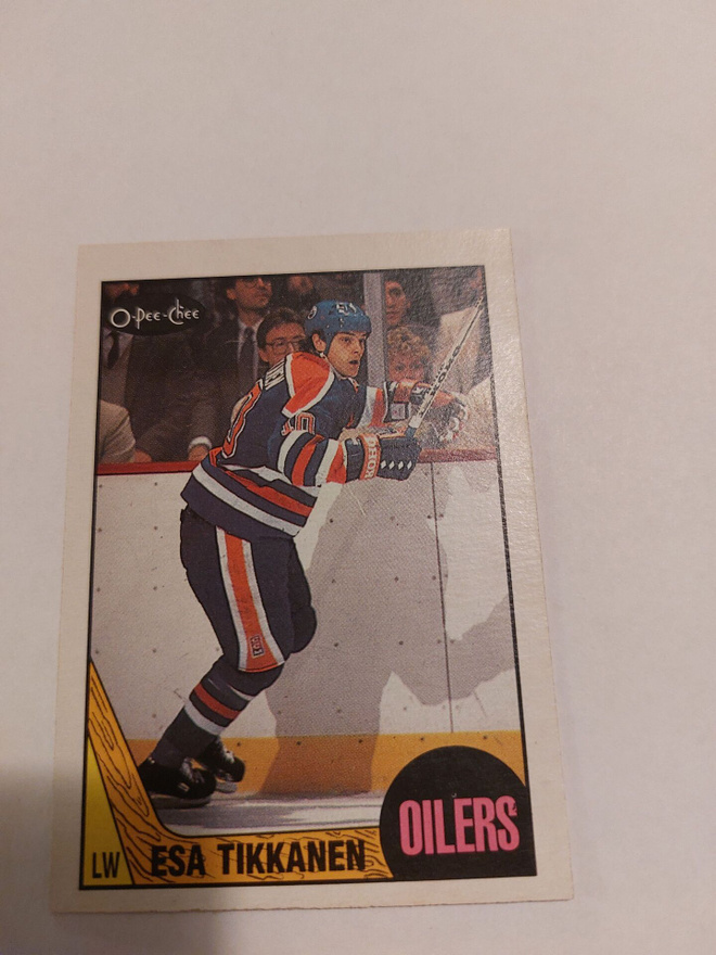 1987-88 O-Pee-Chee #7 Esa Tikkanen RC