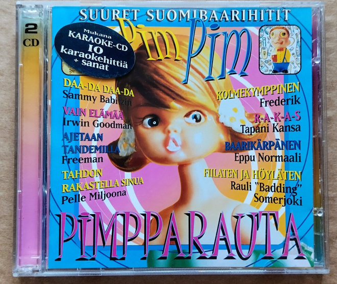 PIM PIM PIMPPARAUTA – 2-CD 2000 + Karaokesuomihitit + sanat