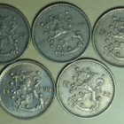 SUOMI 1 markka 5 kpl 1928 1930 1937 1938 1939 - pikkukuva 1