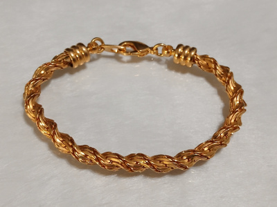 21k kullattu Kanadalainen Cordell rannekoru Gold plated