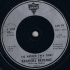 ROCKERS REVENGE :: THE HARDER THEY COME : VINYYLI 7" 1983 - pikkukuva 2