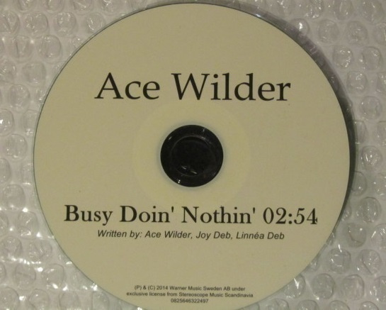 Ace Wilder • Busy Doin' Nothin' PROMO CDr-Single