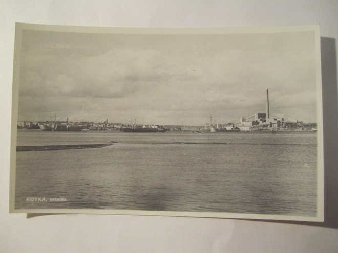 VANHA Postikortti Kotka 1950-l Alkup.Mallikappale