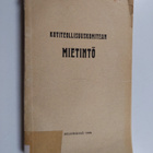 Kotiteollisuuskomitean mietintö - pikkukuva 1