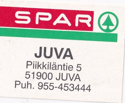 Juva, SPAR, Piikkiläntie 5 b594