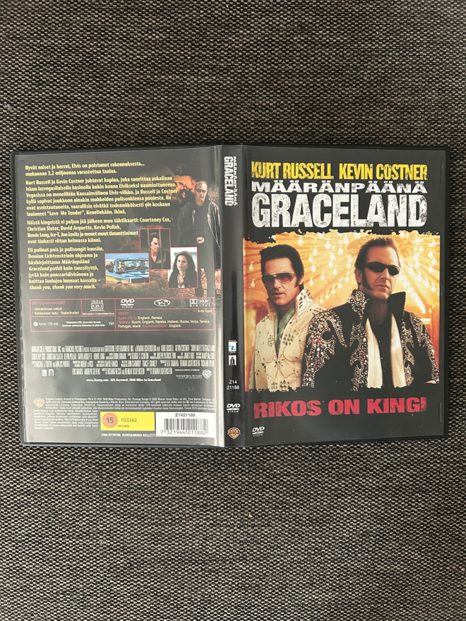 Määränpäänä Graceland 2002 Suomijulkaisu DVD