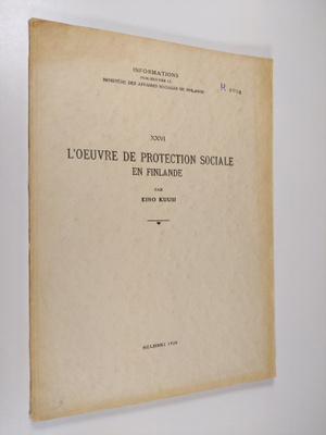 Eino Kuusi : L'oeuvre de protection sociale en Finlande