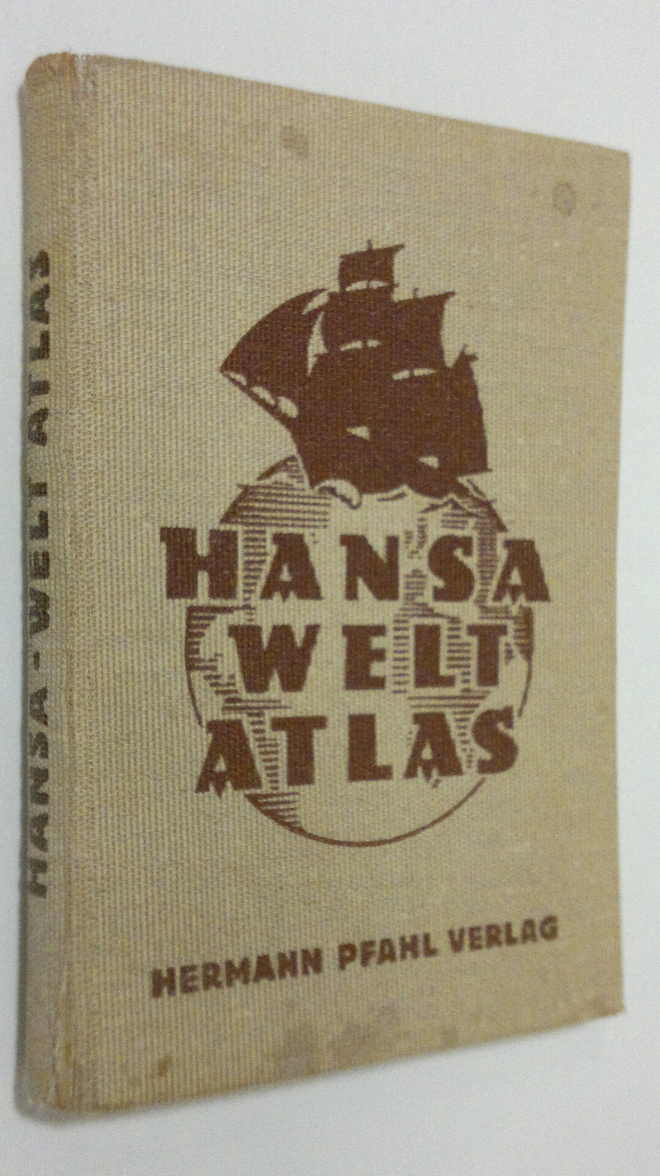 Professor Dr. Muris : Hansa Welt-Atlas - 63 vollständig n...