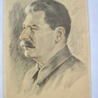 VANHA Postikortti CCCP Propaganda Stalin 1940 - pikkukuva 1