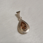 Kotimainen Design Hopea riipus kivillä KI 925 - pikkukuva 1