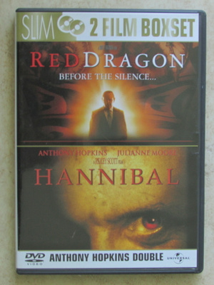 Red Dragon + Hannibal, 2 x DVD. Anthony Hopkins, Edward Nort