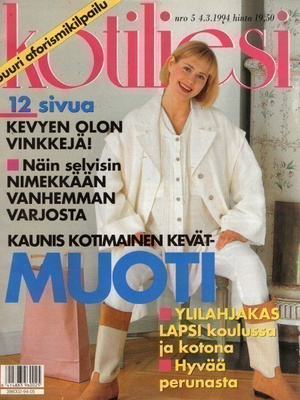 Kotiliesi n:o 5 1994 Milina Misic. Minna Cant. Kaija Aarikka