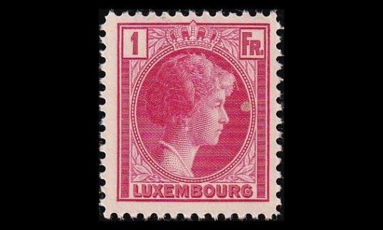Luxemburg 224 ** Charlotte 1 Fr (1930)