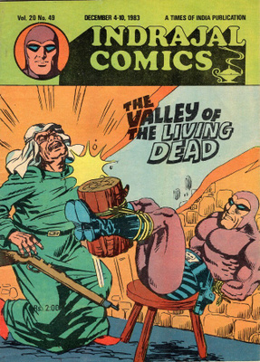 Indrajal Comics Vol.20 No.49 "The Valley of the Living Dead"