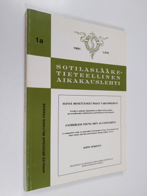 Sotilaslääketieteellinen aikakauslehti n:o 1a/1991