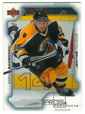 00-01 Upper Deck Pros & Prospects #9 Sergei Samsonov