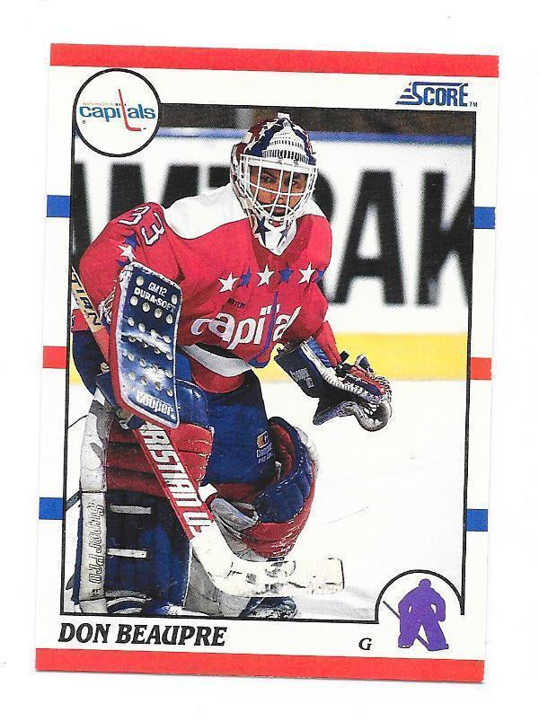 1990-91 Score #215 Don Beaupre Washington Capitals MV