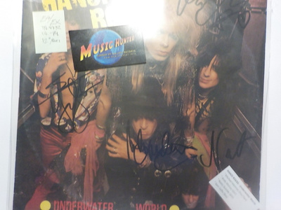 HANOI ROCKS - UNDERWATER WORLD EX+/EX (AUTOGRAPHED)12" MAXI