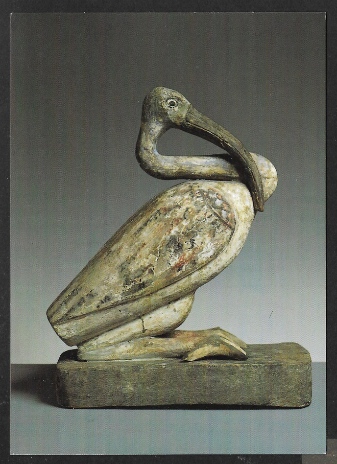 Egypti - Ibis , maalattu puu 1080-323 ekr