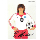 German Hamburger SV Teamissued Signed # Peter Hidien , AUTO - pikkukuva 1
