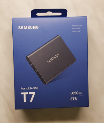 Samsung T7 ulkoinen SSD 2Tt