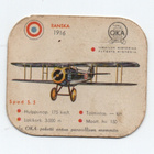 Kahvilappu OKA. Lentokone. Spud S. 5. RANSKA 1916 - pikkukuva 1