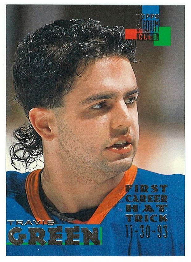 94-95 Topps Stadium Club #236 Travis Green