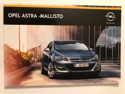 Myyntiesite - Opel Astra - 9/2014