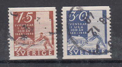 RUOTSI 1948 Ruotsalaiset USAssa