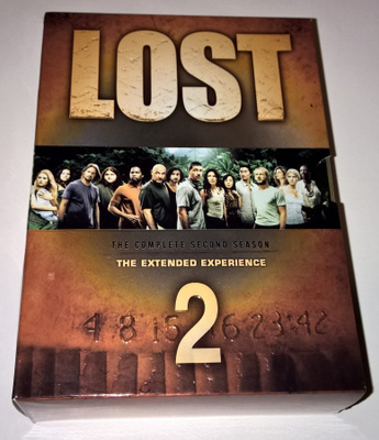 LOST  THE COMPLETE SECOND SEASON  DVD BOXI  7 LEVYÄ