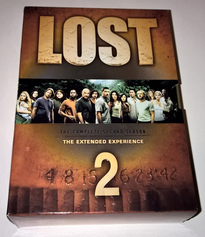LOST  THE COMPLETE SECOND SEASON  DVD BOXI  7 LEVYÄ