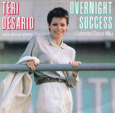 TERI DESARIO :: OVERNIGHT SUCCESS :: VINYYLI  MAXI 12"  1984