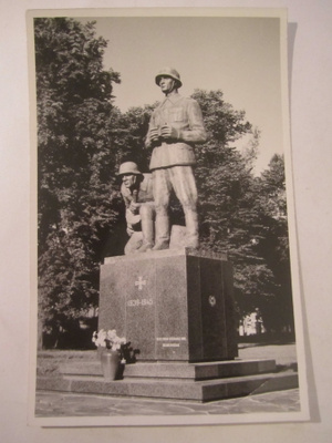 VANHA Postikortti Hamina 1950-l