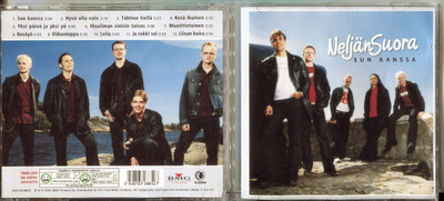 NELJÄN SUORA . CD-LEVY . SUN KANSSA