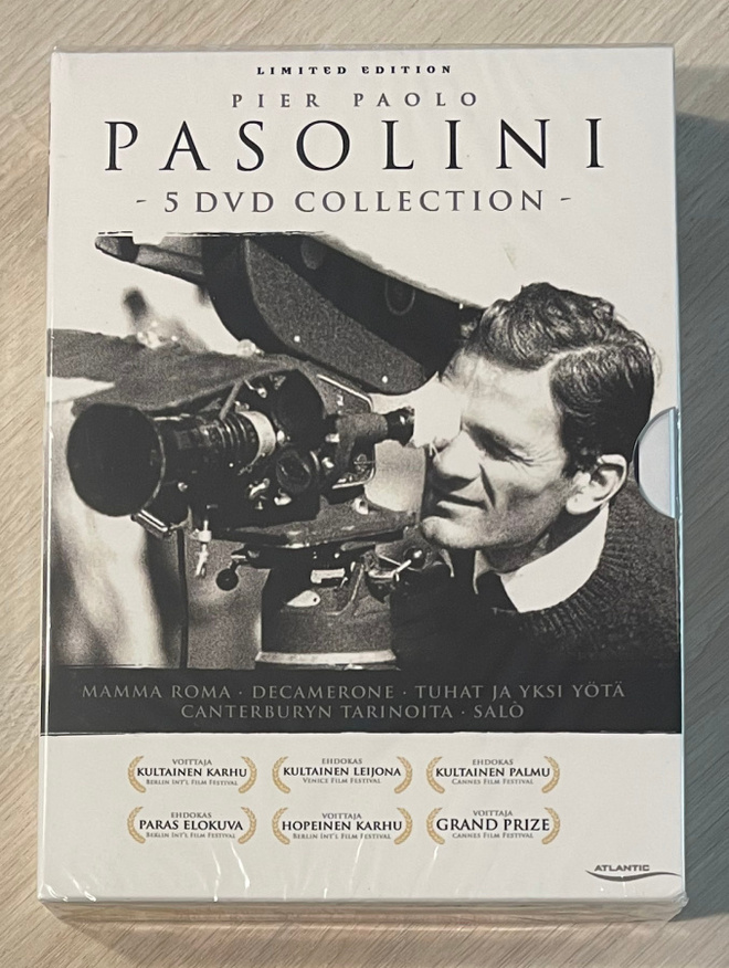 Pier Paolo Pasolini -kokoelma (1962-1975) 5DVD (UUSI)