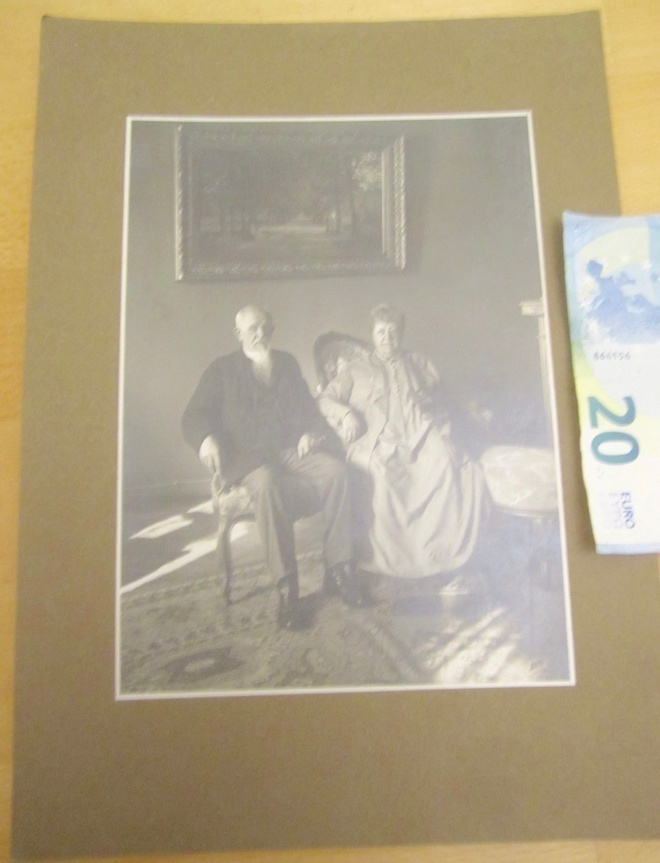 VANHA Taidevalokuva Pankkijohtaja Fredrik Nybom 1921