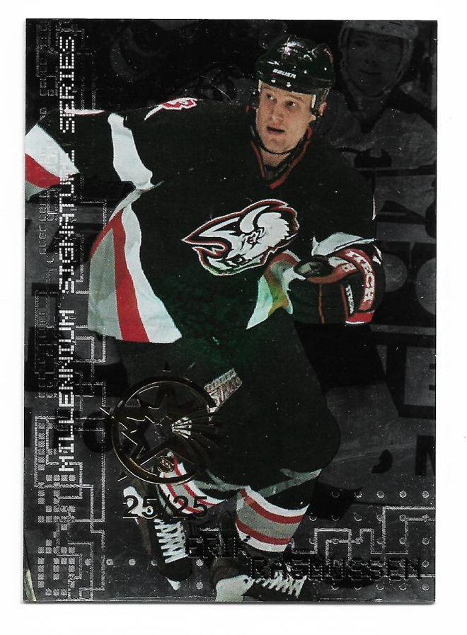 1999-00 ITG Millennium Signatures Expo /25 Erik Rasmussen