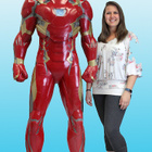 NECA 1:1 LIFE SIZE IRON MAN   - HEAD HUNTER STORE. - pikkukuva 1