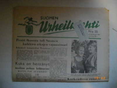 Suomen Urheilulehti Nro 55/1951 (25.2)