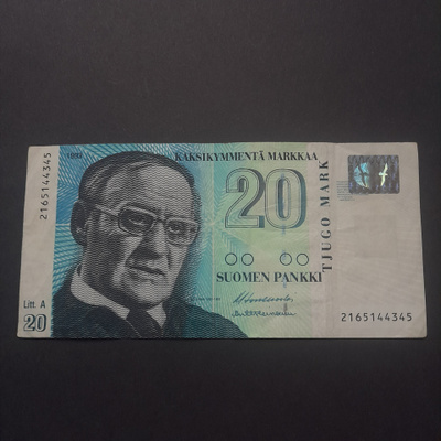 20 markkaa 1993