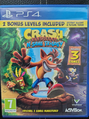Playstation PS4 Crash Bandicoot N-Sane Trylogy