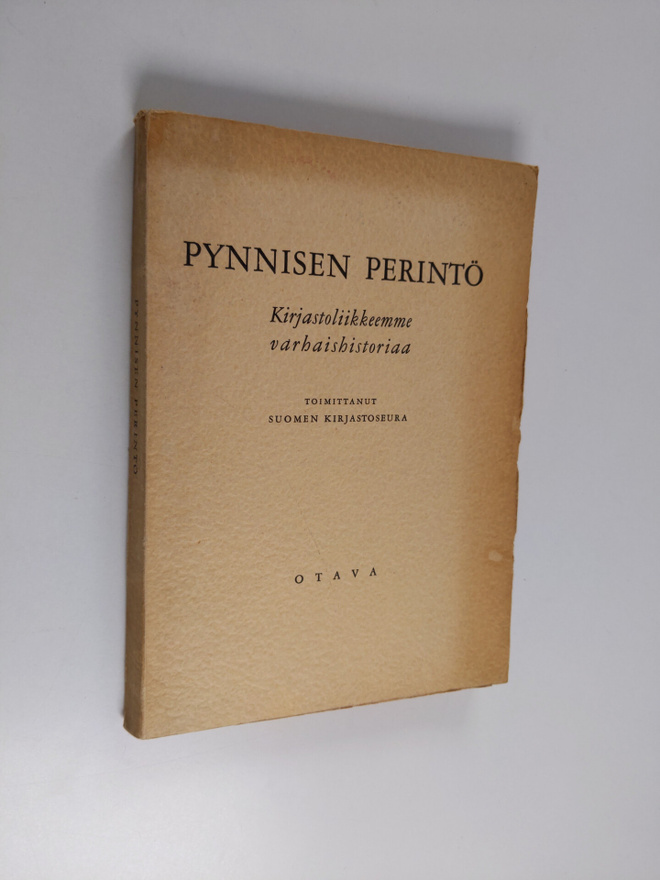 Pynnisen perintö : kirjastoliikkeemme varhaishistoriaa