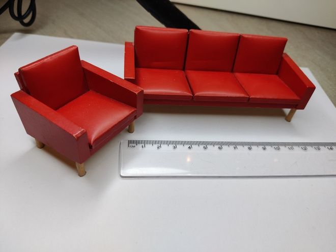 Lundby nukkekodin vintage SOHVA