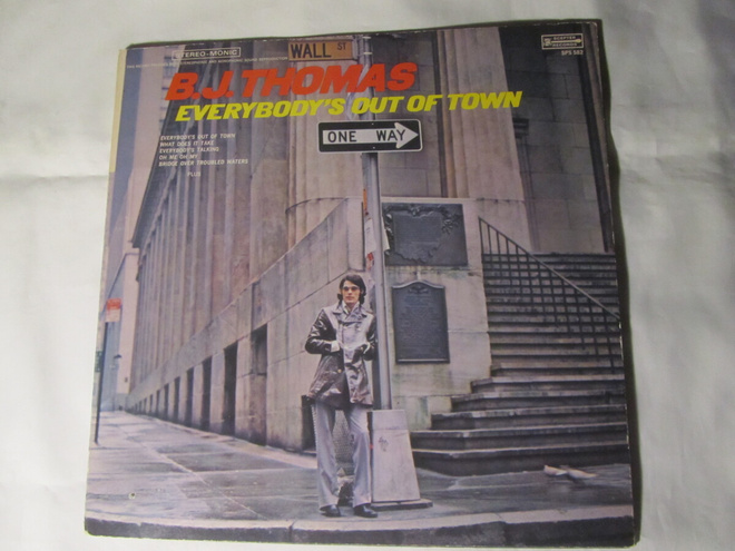 B.J.Thomas: Everybody´s Out Of Town LP  1970