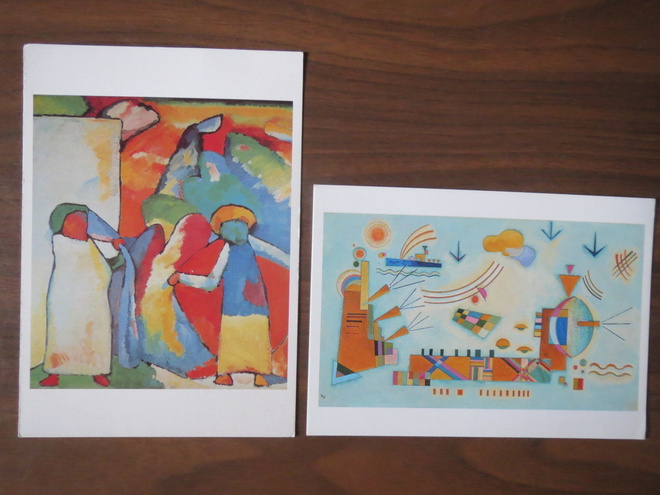 Wassily Kandinsky: kaksi taidekorttia