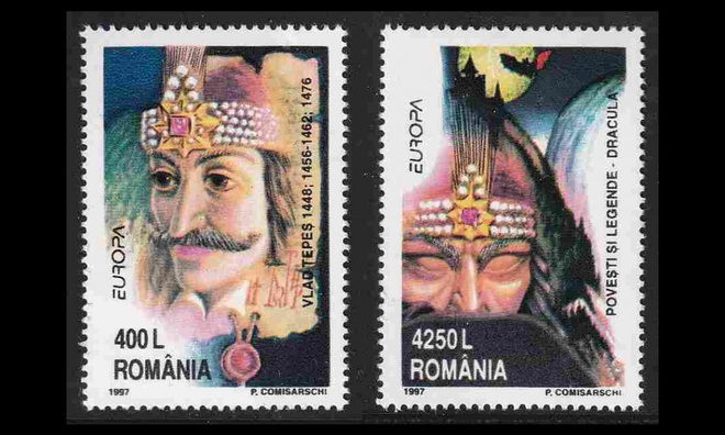 Romania 5253-4 ** Europa myytit ja legendat (1997)
