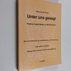 Unter uns gesagt : Friedrich Jodls Briefe an Wilhelm Bolin - pikkukuva 1