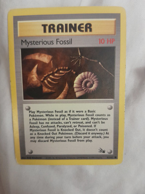 Mysterious Fossil 62/62 Fossil Set common card